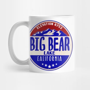BIG BEAR LAKE CALIFORNIA MOUNTAINS BOATING SKIING HIKING Mug